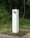 Installationsaufnahmen der fünf Figuren für die Erinnerungsorte.