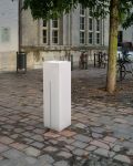 Installationsaufnahmen der fünf Figuren für die Erinnerungsorte.