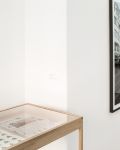 Demonstration I, 2015, OstseeZeitung Artikel, Vitrine, Siebdruck; Demonstration II, 2015, Diasec