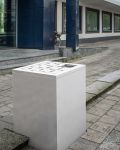 Installationsaufnahmen der fünf Figuren für die Erinnerungsorte.