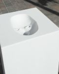 Installationsaufnahmen der fünf Figuren für die Erinnerungsorte.